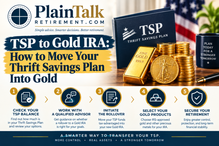 How to move a TSP into a gold IRA with a direct rollover